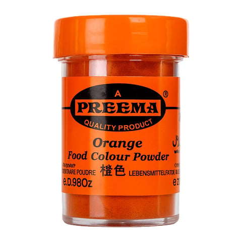 Preema Orange Food Colour Powder - 25g