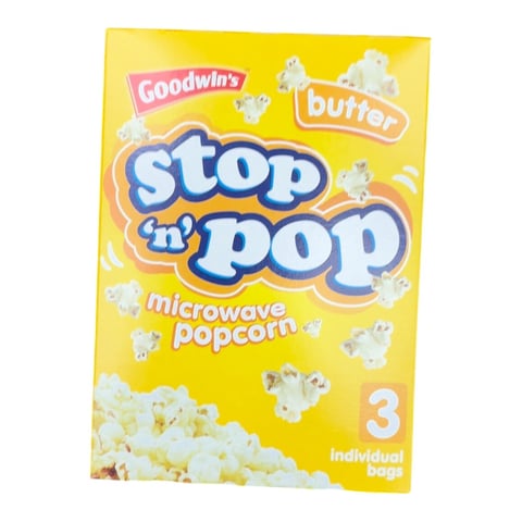 Stop N Pop Butter Microwave Popcorn