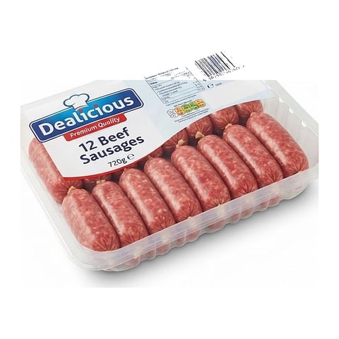 Dealicious 12 Beef Sausages
