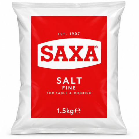 Saxa Fine Salt 1.5kg