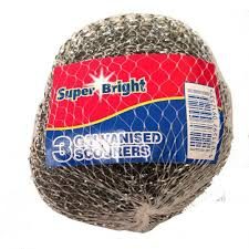 Super Bright 3 Galvanised Scourers