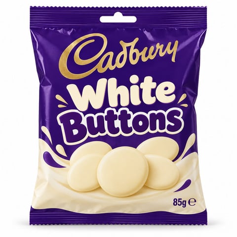 Cadbury Cad White buttons Be Treat wise.net LIFE 10x -1 Po 85g
