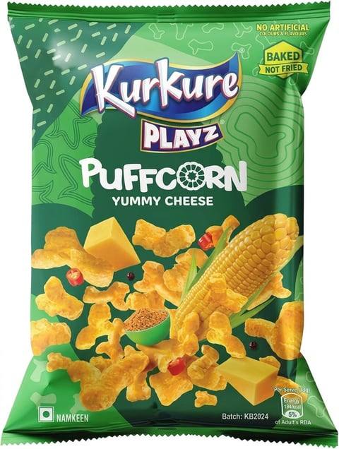 Kurkure Puffcorn Yummy Cheese