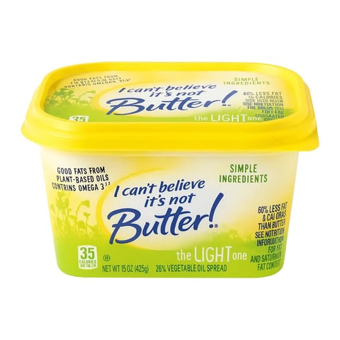 I cant Believe its Not Butter