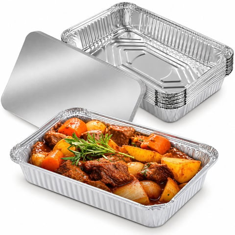 Large Foil Containers 20pcs