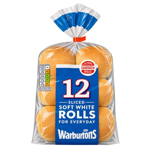 12 Soft White Rolls