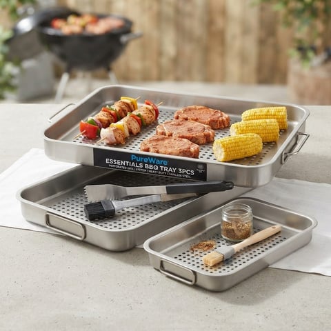 Essentials BBQ Tray 3pcs
