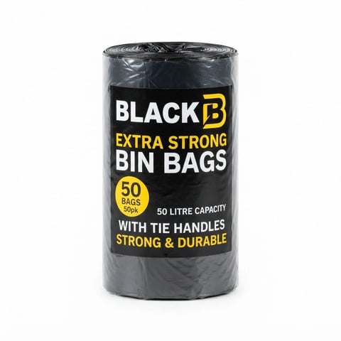 Black Bin Bags 50pk