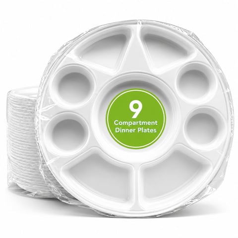 KS 9" Round Plate 50 Pack