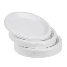 Euro 100 White Plates