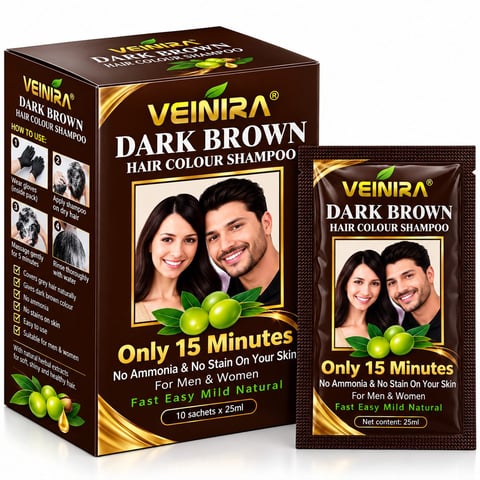 Veinira Dark Brown Clour 11
