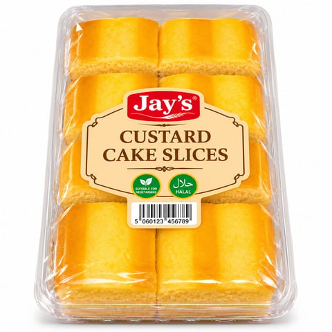 Jays cluster cake slice