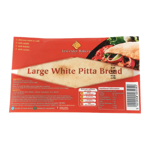 Large White Pitta Bread