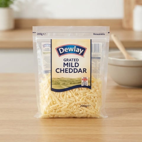 Dewlay grated Mild Cheddar