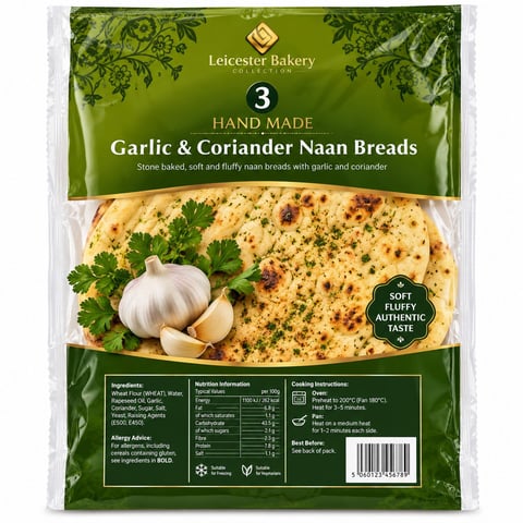 Leicester Coriander Naan