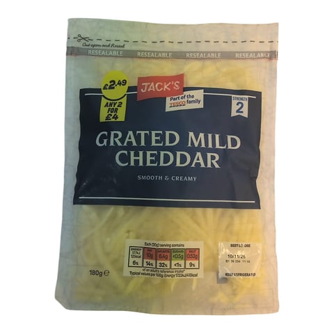 Grated Mild Cheddar