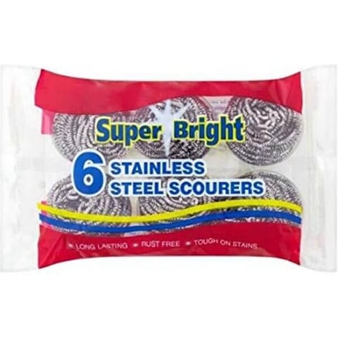 Super Bright 6 Steel Scourers