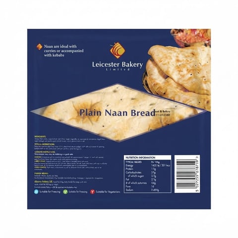 LeisterBakery Plain Handmade Naan