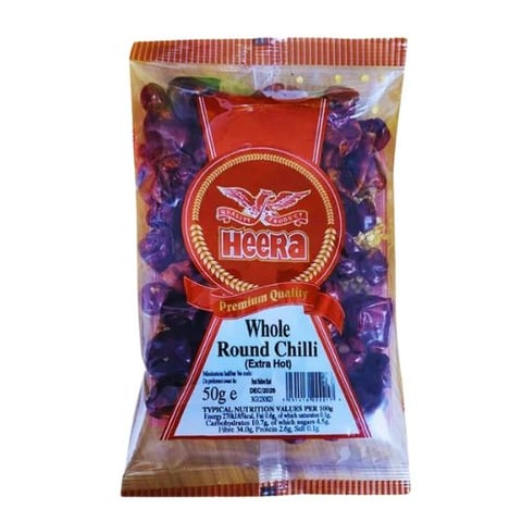 Heera Whole Round Chilli 50g