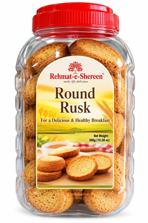 Rehmat-e-Shereem Round Rusk 300g