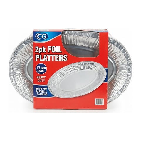 CG 2pk Foil Platter 17inch