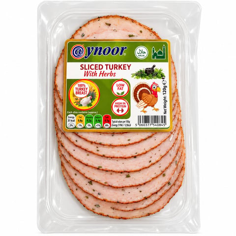 Aynoor Sliced Turkey 130g
