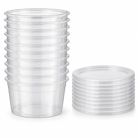 Round Deli 10 Containers 16oz