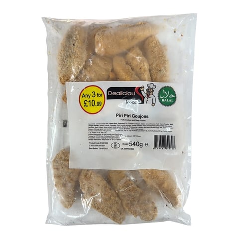 Dealicious Piri Goujons 540g