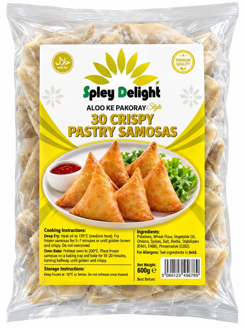 Spicy Delight 10 Chicken Samosas