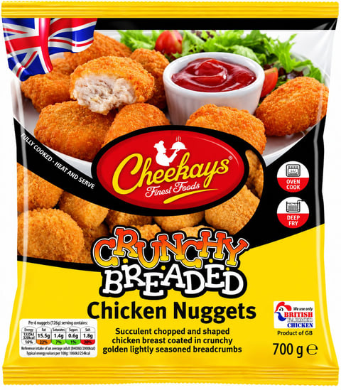 Cheekays Crunchy Breaded Steaks 700g
