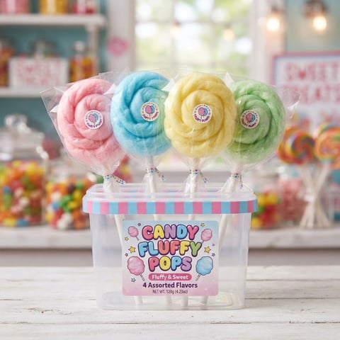 Candy Fluffy Pops
