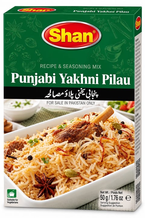Shan Punjabi Yakhni Pilau