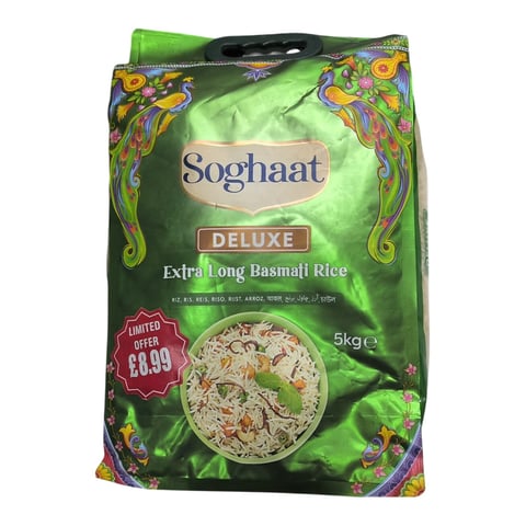 Soghaat Deluxe XL Basmati Rice 5Kg