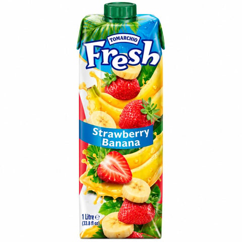 Fresh Strawberry Banana 1L