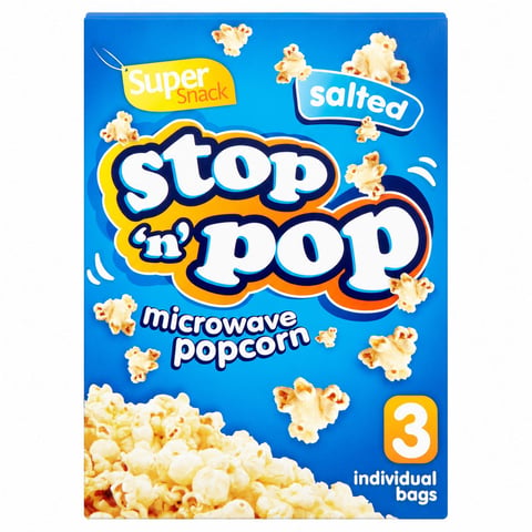 Stop N Pop Salted Microwave Popcorn