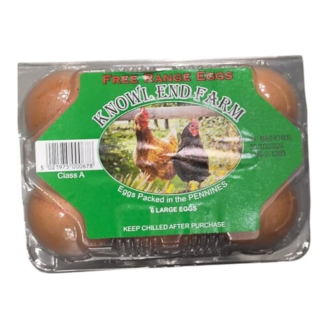 Knwk End Free Range 6 Large Eggs