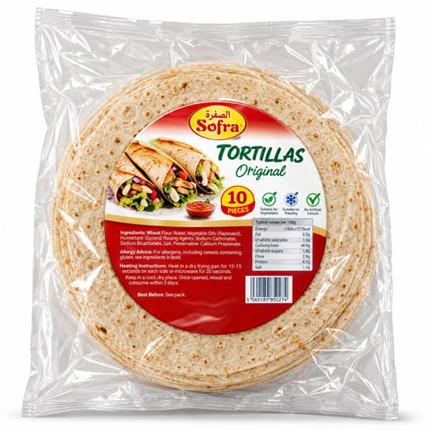Sofra Tortillas Wholemeal