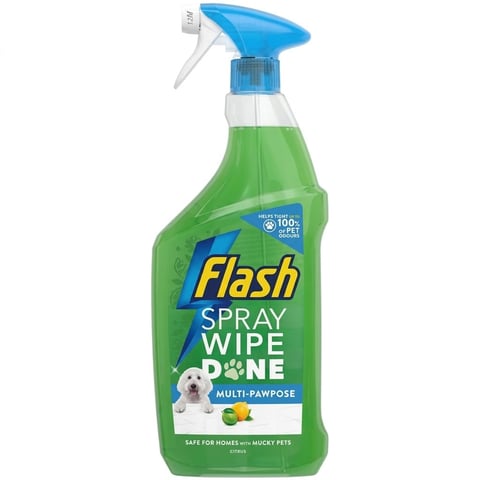 Flash Spray Wipe Done