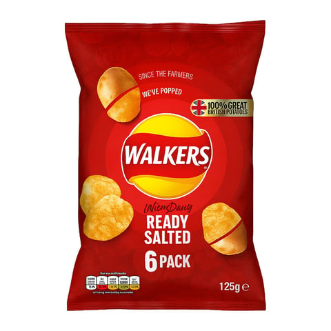 Walkers Ready Salted 6 Pack