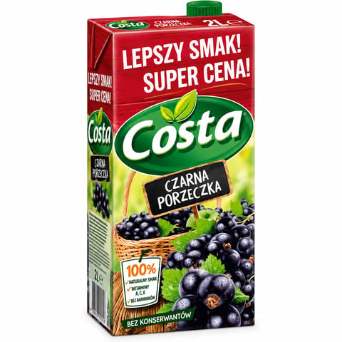Costa Blackcurrant Drink 2L