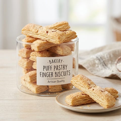 Bakery PUFF PASTRY FINGER BISCUIT