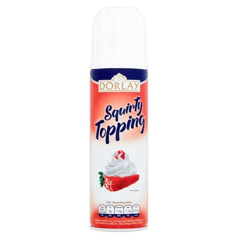 Dorlay Squirty Topping 250g/241ml